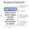 Signmission Safety Culture Sign, 3.5 in Width, Vinyl Decal, Rectangle OS-2PACK-NS-D-35-V-11971 - alternate 2